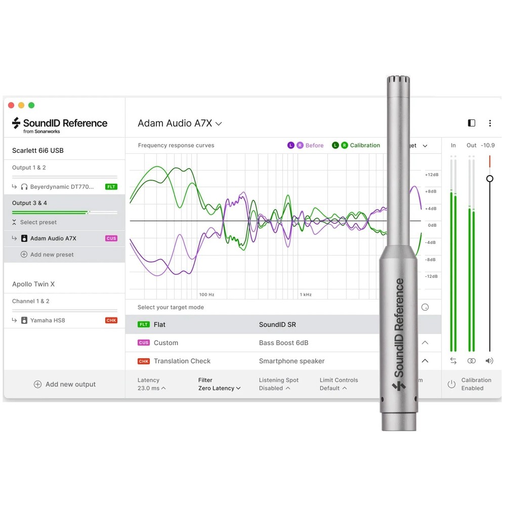 Sonarworks SoundID Reference Plug-in with Measurement Microphone