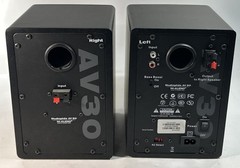 M-Audio Studiophile AV30 Powered Speakers Studio Monitors Black Tested W/ Box