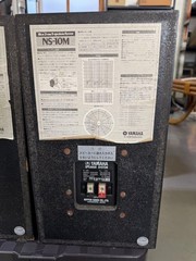 YAMAHA NS-10M STUDIO Speaker Pair System Operation not confirmed JANK