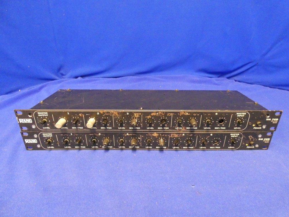 Rane SM 26B 6-Channel Splitter/Mixer QTY 2-working (no power supplies read ad)