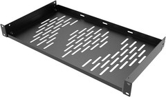 1U Universal Rack Shelf 10-inch Deep Vented Cantilever Tray for 19″ Cabinet