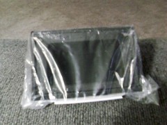 Cabinet Handle, Recessed Black Plastic, 5.25 x 3.5 x 2.5″, New