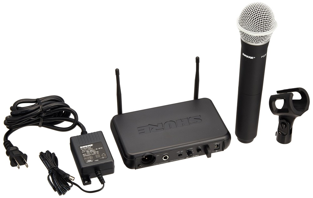 Shure Single Vocal Wireless System Microphone Mic Receiver Set New