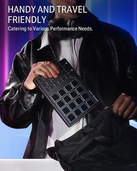 Donner DPD-16 STARRYPAD USB MIDI Keyboard Pad Beat Maker With Fader Drum Machine