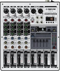 Professional Audio Mixer, Sound Console w/USB Audio Interface, 4-Channel Soun…
