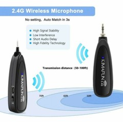 Wireless Microphone Set 2.4G Mini Plug N Play KM-G102-3 Headset & Lapel