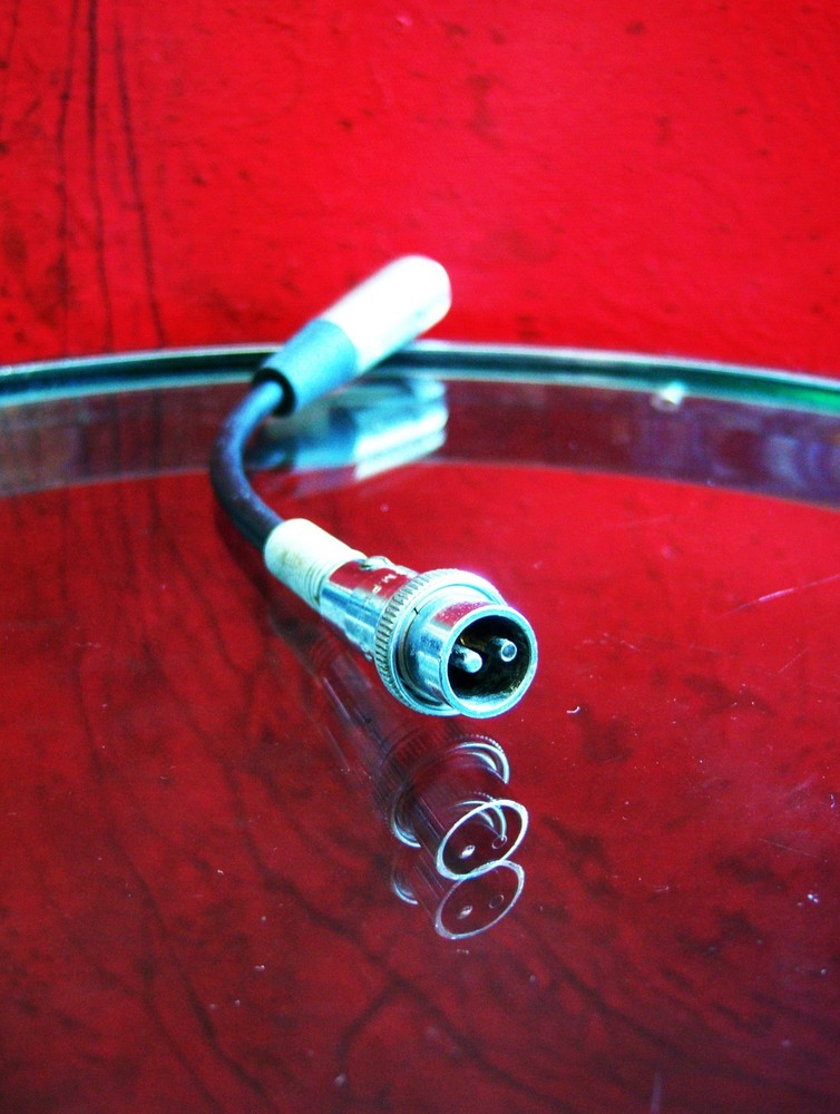 Vintage 1960’s 2 pin microphone cable Switchcraft Amphenol old Shure 430 533 # 3