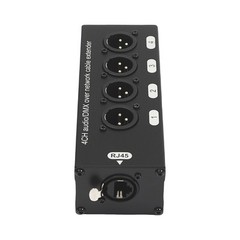 2Pcs 4 Channel Audio Network XLR Male Female to Single Ethercon Cable Extender