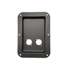 2 Pcs Large Blank Metal Speaker Jack Plates Dual SpeakOn NL8MPR, NL4MPR For JBL
