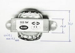 1pc AC power Transformer Input=AC 240V 120V 60Hz Output=AC 6V 12V 24V 120mA 3VA