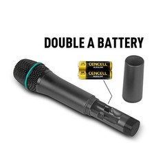 Debra Audio Pro UHF 4 Channel Wireless with 2 Handheld & 2 Bodypack (A)