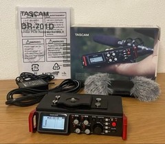 Tascam DR-701D Portable Audio Recorder 6-Track For DSLR Camera Tested Japan