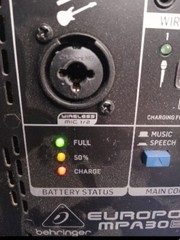 Behringer Europort MPA30BT Portable All-In-One Bluetooth Ready PA System (Read)