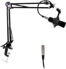 NEW Pyle PMKSH01 Suspension Boom Scissor Microphone Stand Universal Table Mount