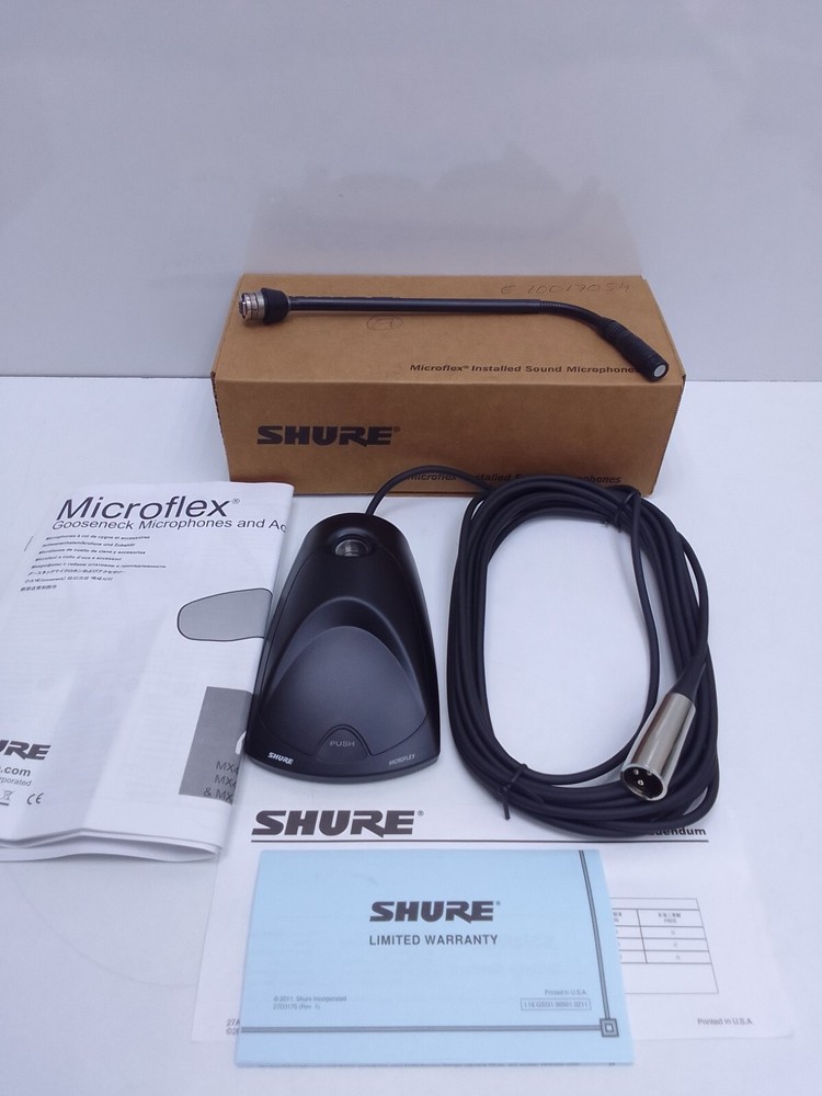 SHURE MICROFLEX INSTALLED SOUND MICROPHONES MX400DP
