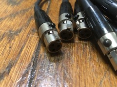 mini xlr cable 5 inch long