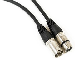 Gearlux 3.2-Foot 3-Pin Male-to-Female DMX Cable – 10 Pack