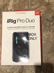 (BOX ONLY). IK Multimedia 2245294K10036 2-Channel Audio Interface