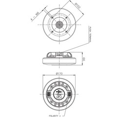 Faital Pro HF141 8ohm 1.4″ Throat Midrange Tweeter Compression Horn Driver 200W