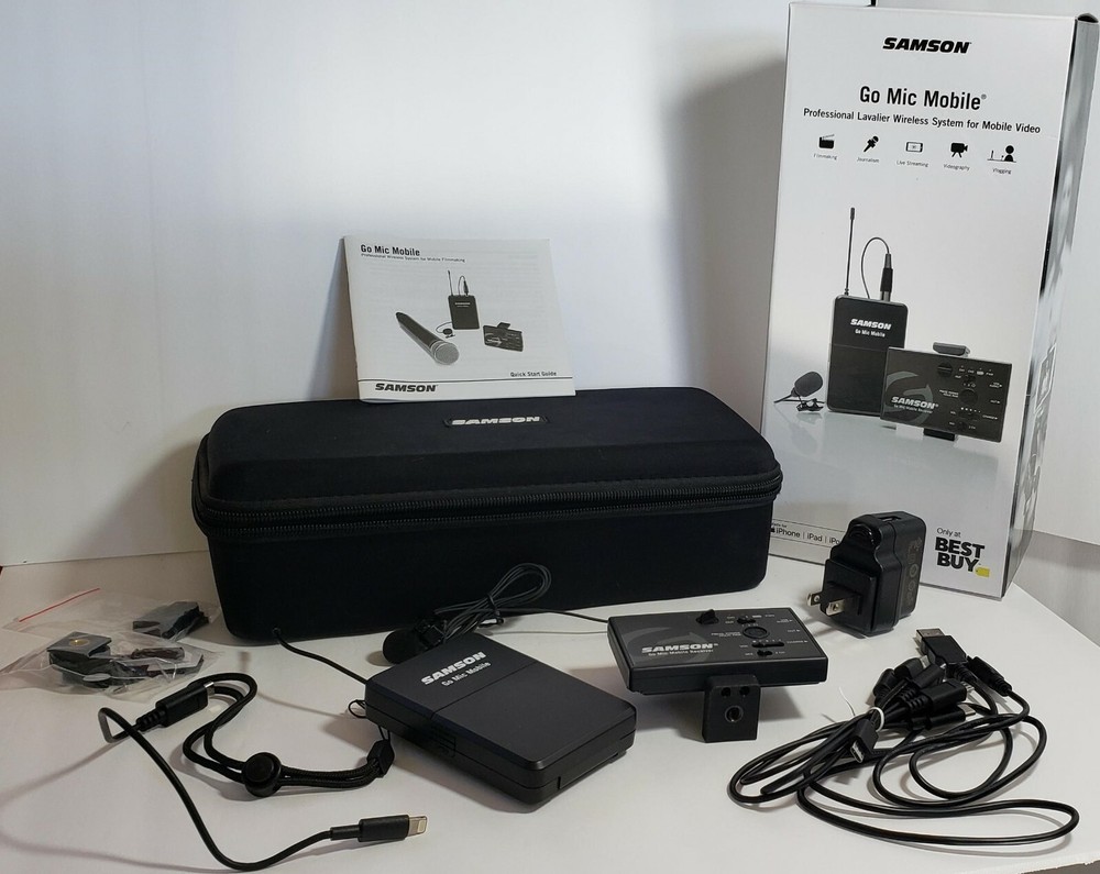 Samson Go Mic Mobile® Lavalier Wireless System for Mobile Pro Video Journalism
