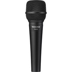 TASCAM TM82 Dynamic Microphone for Recording Vocals and Instruments Black