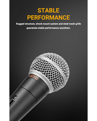 JOYO DM1 Dynamic Vocal XLR Microphone + Handy Carrying Case