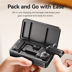 Ulanzi A100 Wireless Microphone Lavalier MIC for iPhone 16 15 Pro Max Camera
