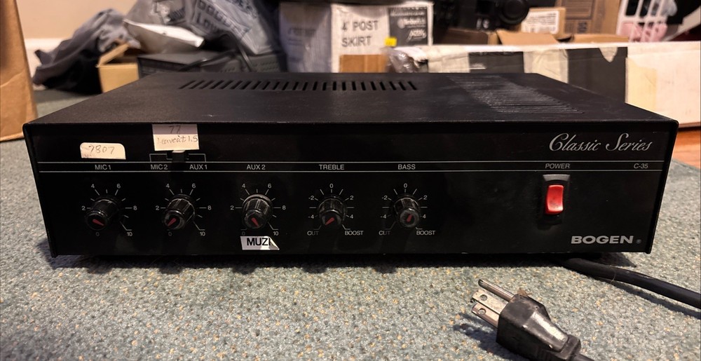 BOGEN CLASSIC SERIES MODEL C35 AMPLIFIER 35W