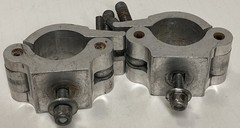 LOT OF 2 TUV SUD PROBURGER 500 KG 25461 KCP-831 HALF COUPLER STAGE CLAMP