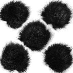 Microphone Lapel Dead Cat Windscreen, Lapel Mic Windscreen Muff, Furry Windsc…