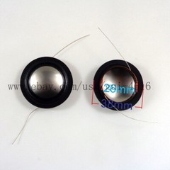 4PCS 4ohm Quality 26mm silk+titanium diaphragm dome Tweeters loudspeaker