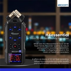 Zoom H6essential 6-Track 32-Bit Float Handy Recorder with Bluetooth Adapter