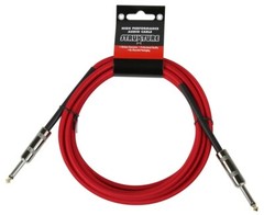Strukture 1/4″-10′ Woven Instrument Cable, Red, SC10RD