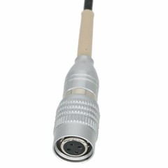 Hirose 4Pin HR10A to Microdot 3″ cable for Audio Technica Microphone headphone