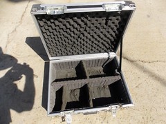 CALZONE road flight carry storage transport hard CASE 22 3/4 X 16 3/4 X 9 3/4