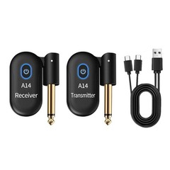 2.4GHz Wireless System for Electric Guitar Bass Violin Receiver Transmitter Set