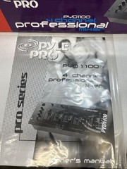 Pyle Pro PYD1100 4 Channel Professional Mixer Board Pro Series NIB