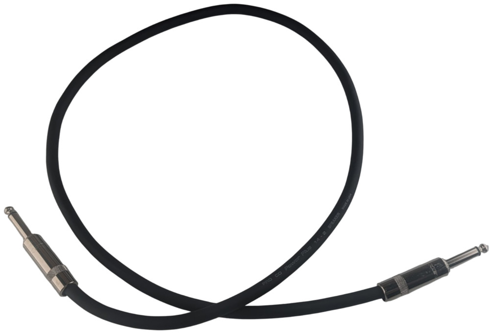 Pro Co Power Plus 14 AWG Speaker Cable 3ft 1/4 TS Male to Male Made in USA