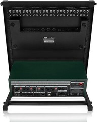 Gator Angled Metal Desktop Rack Stand with Non-Slip Rubber Feet; 12U Rack Space