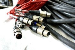 GENERIC 150FT 27 PIN VEAM 27 PIN TO 9 MALE XLR AND FEMALE XLR TRUNK #7113 (ONE)