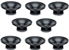 8x 18 Eighteen Sound 15MB700 Very High Output Mid-Bass Ferrite AES Power 400W