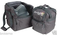 Arriba AC-115 PADDED Protective CASE nylon Bag 9.5″x9.5″x13″ DJ Gear light AC115
