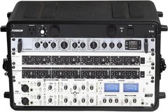 6U Rack Case Shallow 12″ Depth, 19″ Rackmount Flight Case Watertight Dust-Proof