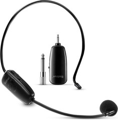 UHF Wireless Microphone Headset System – 160ft Range for Event Professionals