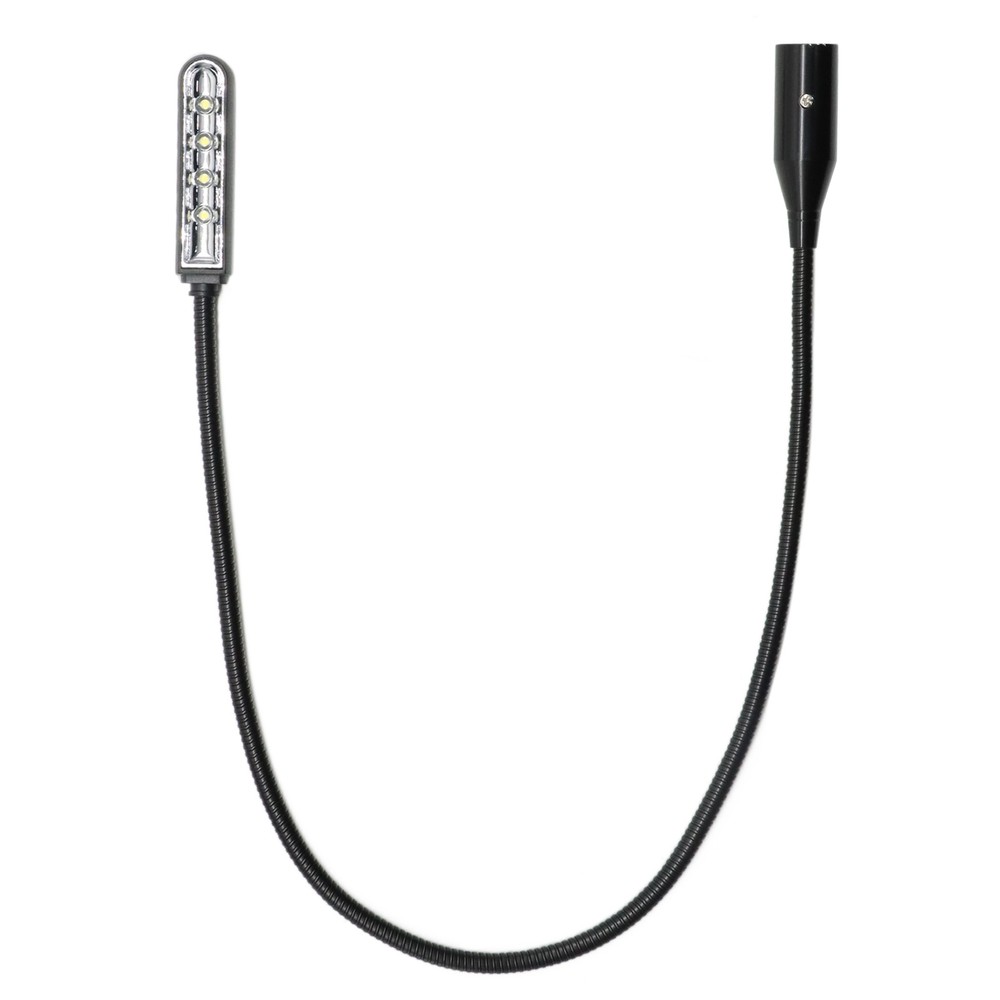 22 Inch XLR 3Pin DJ LED Light Studio Gooseneck Lamp for Stage DJ Mixer Console