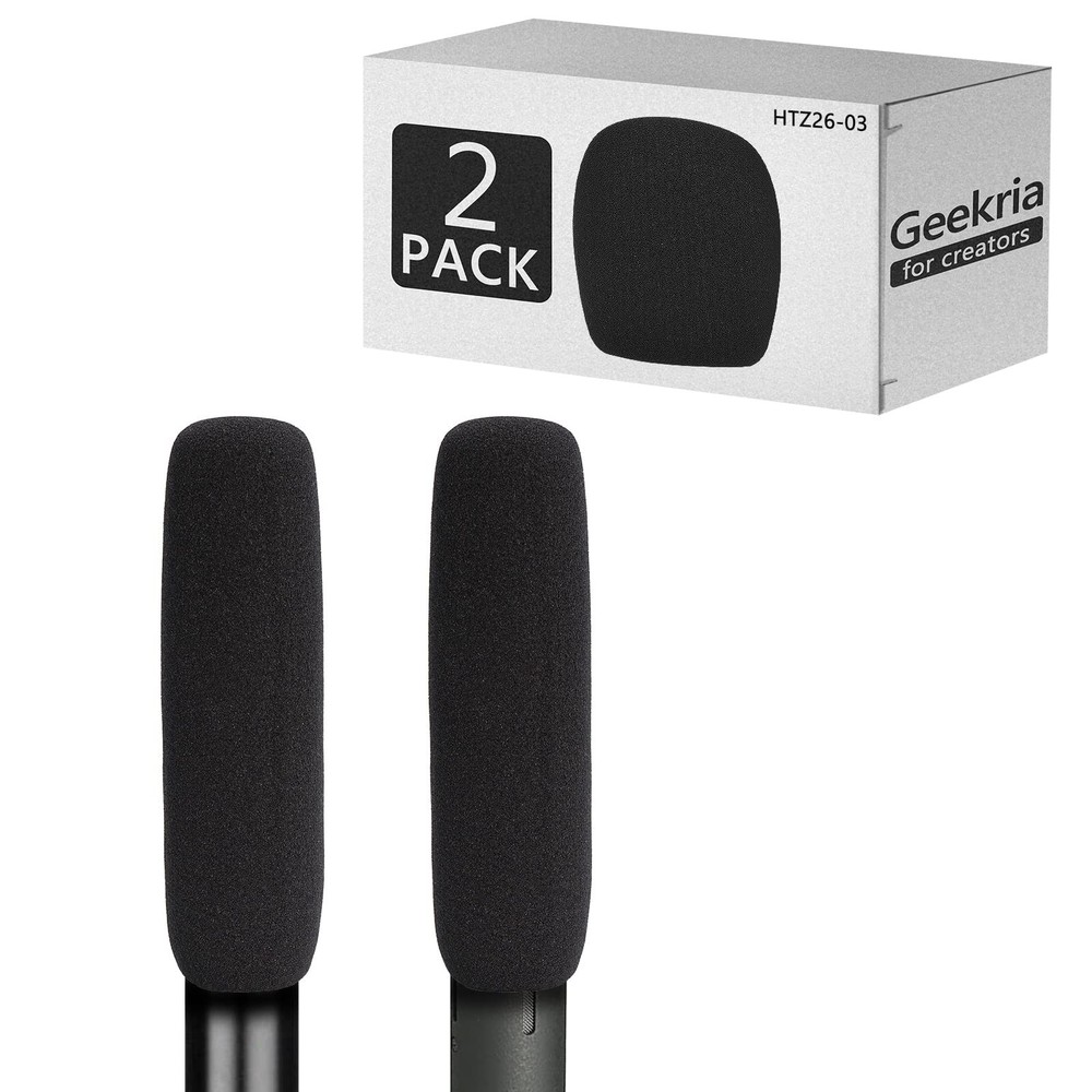 for Creators Foam Windscreen for 3/4“ Diameter Microphones, Antipop Foam Cov…