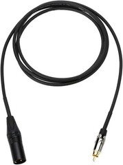 Unbalanced Audio Adapter Cable, RCA Male Plug to XLR-Male, Gold Contacts, Str…