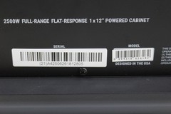 HeadRush FRFR112 1×12 2,500W Powered Speaker Cabinet – Black #R8164