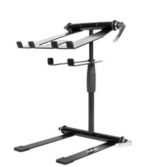 Headliner HL20005 Digistand Professional DJ Laptop Stand Black idjnow
