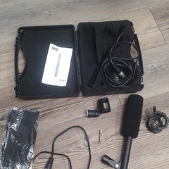 Vidpro XM-55 Shotgun Microphone Kit 3.5mm TRS w/ Case Shock Mount Windscreen